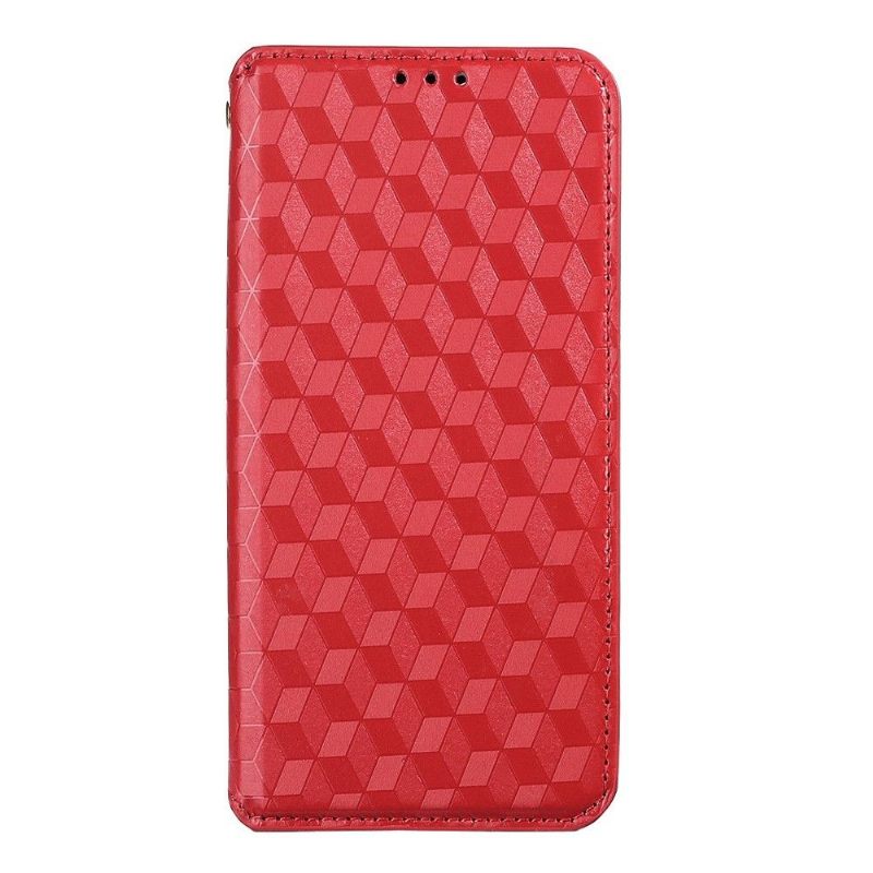 Leren Hoesje voor Xiaomi Mi 11 Lite 5G NE / Mi 11 Lite / Mi 11 Lite 5G Bescherming Folio-hoesje Ontwerpgeometrie