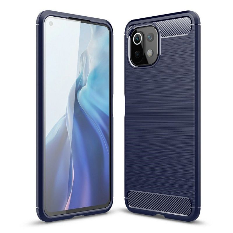 Telefoonhoesje voor Xiaomi Mi 11 Lite 5G NE / Mi 11 Lite / Mi 11 Lite 5G Geborsteld Siliconeneffect