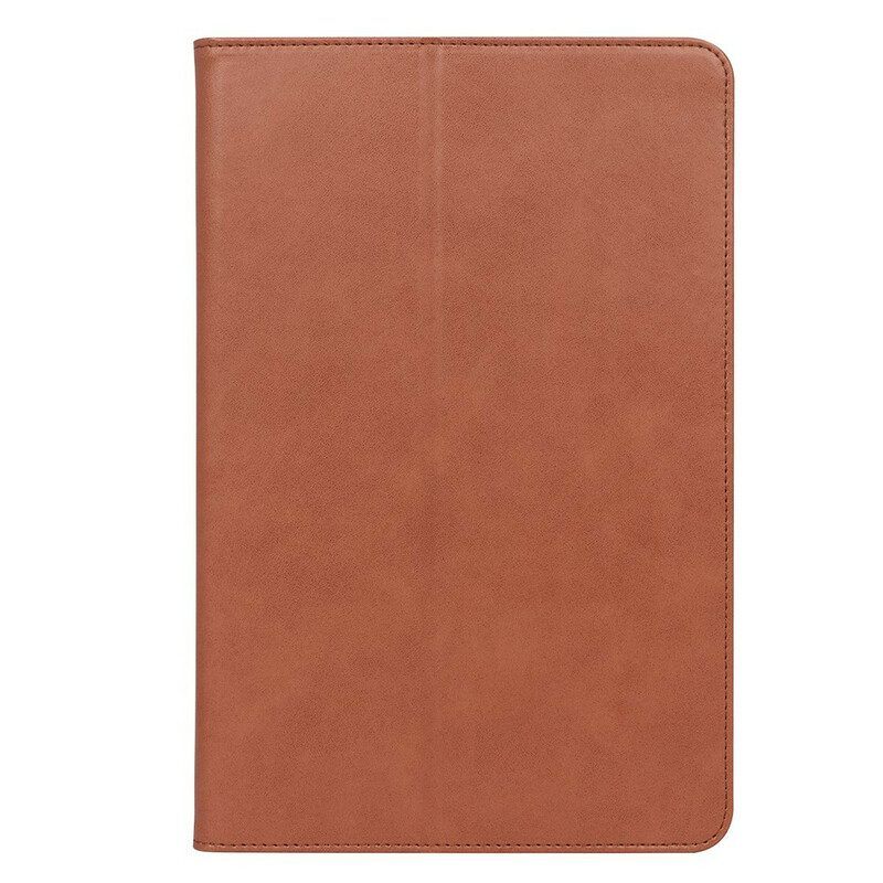 Cover voor Samsung Galaxy Tab S8 Plus / Tab S7 Plus Leren Stijl Met Riem