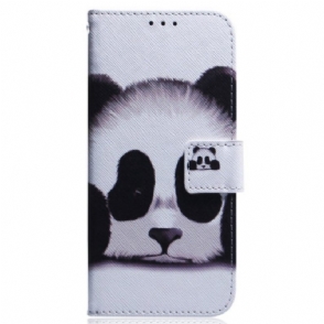 Folio-hoesje voor Realme C31 Schattige Panda