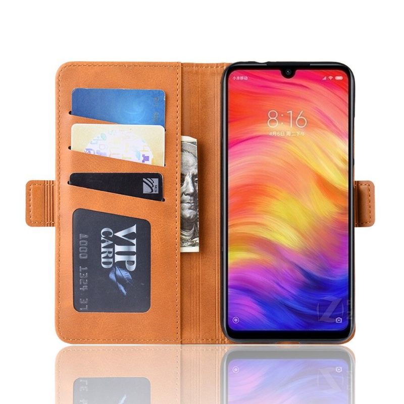 Cover voor Xiaomi Redmi Note 7 Anti-fall Portemonnee Leren Mat Lederen Hoes