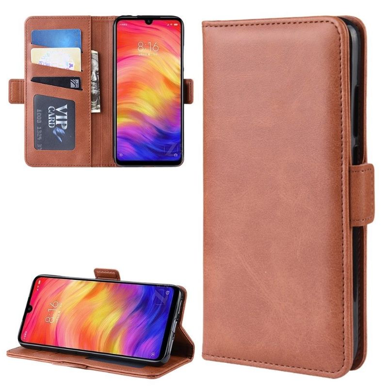 Cover voor Xiaomi Redmi Note 7 Anti-fall Portemonnee Leren Mat Lederen Hoes