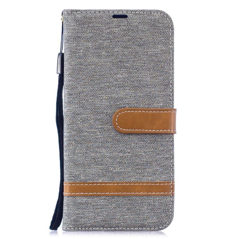 Flip Case voor Xiaomi Redmi Note 7 Stoffen Hoes Voor Kaarthouder