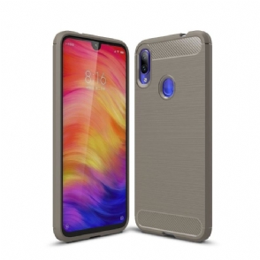 Hoesje voor Xiaomi Redmi Note 7 Koolborstel Gel