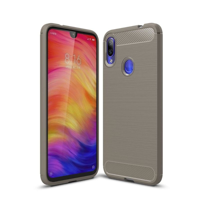 Hoesje voor Xiaomi Redmi Note 7 Koolborstel Gel