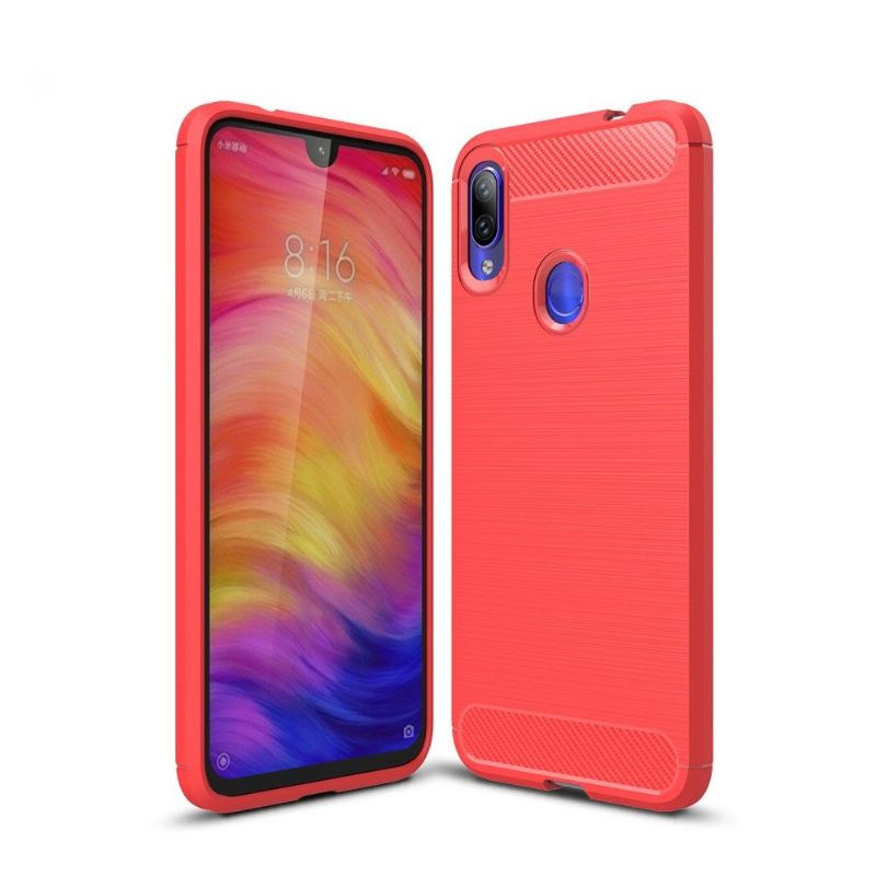 Hoesje voor Xiaomi Redmi Note 7 Koolborstel Gel