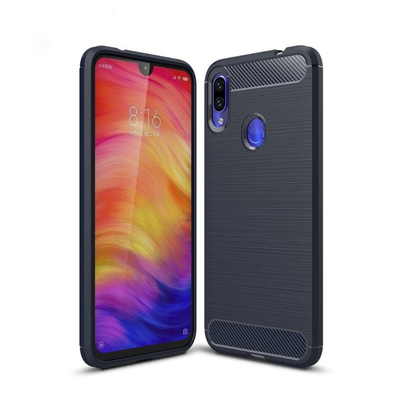 Hoesje voor Xiaomi Redmi Note 7 Koolborstel Gel