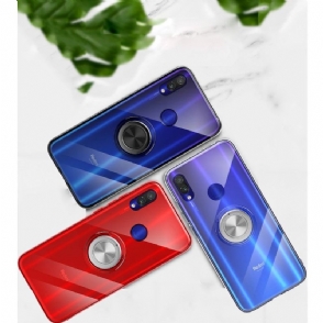 Hoesje voor Xiaomi Redmi Note 7 Met Magnetische Ring - Rood