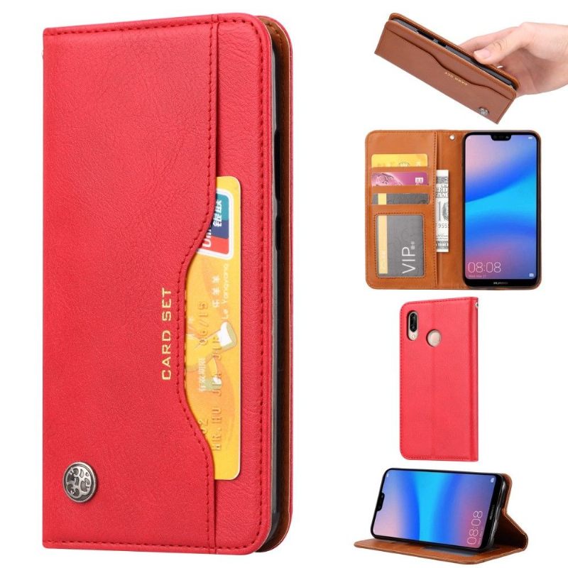 Leren Hoesje voor Xiaomi Redmi Note 7 Bescherming Portemonnee Leren Leren Stand Case Portemonnee