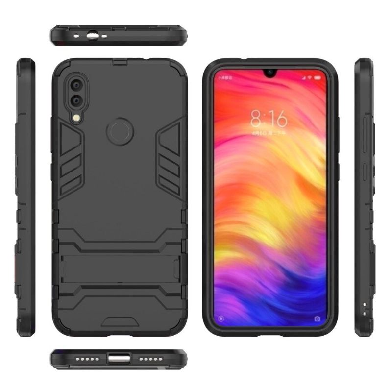 Telefoonhoesje voor Xiaomi Redmi Note 7 Cool Guard Schokbestendig Met Geïntegreerde Standaard