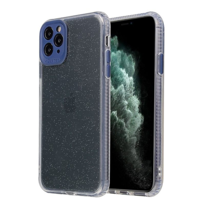 Hoesje voor iPhone 11 Pro Max Effen Glitter