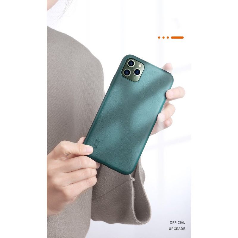 Hoesje voor iPhone 11 Pro Max X-niveau Kunstleer