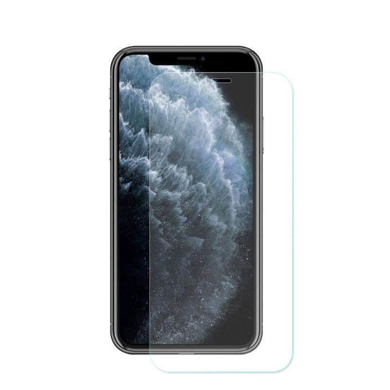 Telefoonhoesje voor iPhone 11 Pro Max Bescherming Canvaseffect + Film Van Gehard Glas