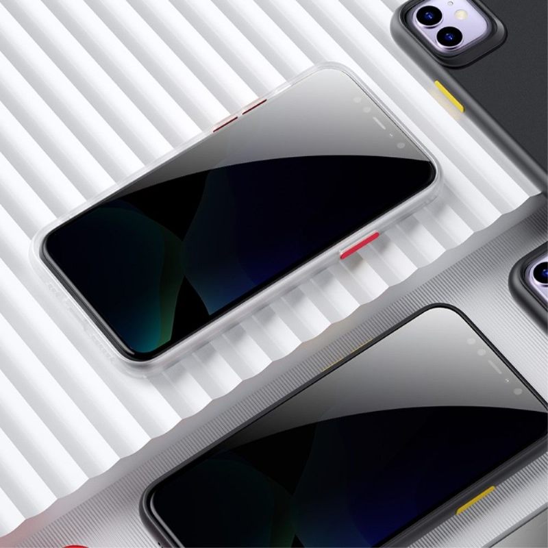 Telefoonhoesje voor iPhone 11 Pro Max Bescherming Scherm Van Gehard Glas En Privacyfilter