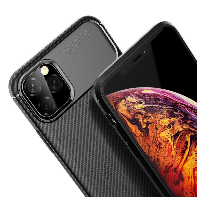 Telefoonhoesje voor iPhone 11 Pro Max Karbon Stijlvol