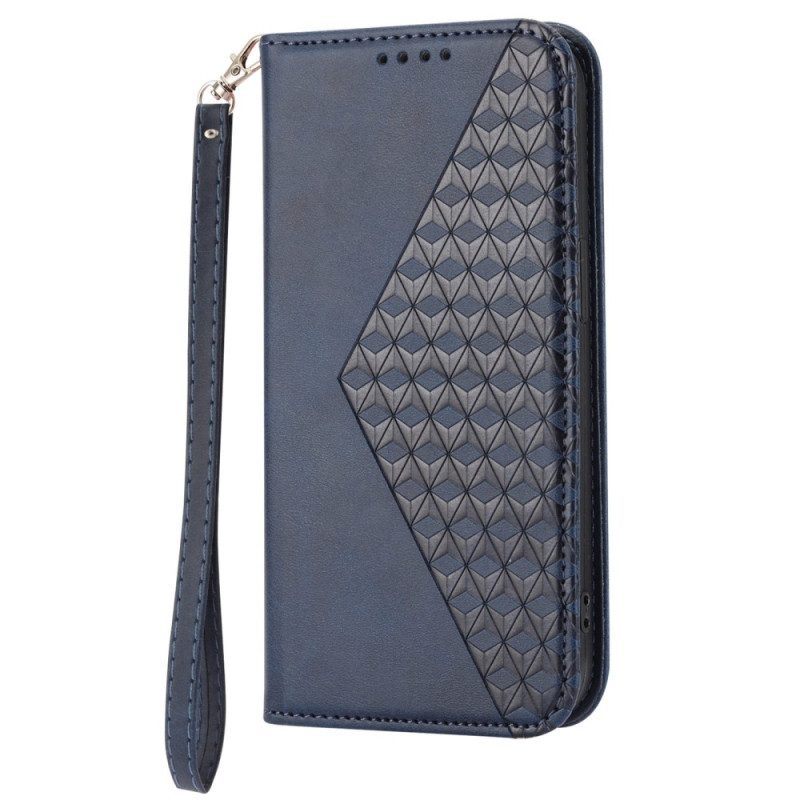 Bescherming Hoesje voor Xiaomi Redmi Note 12 5G Folio-hoesje Stijl Leer 3d-patroon