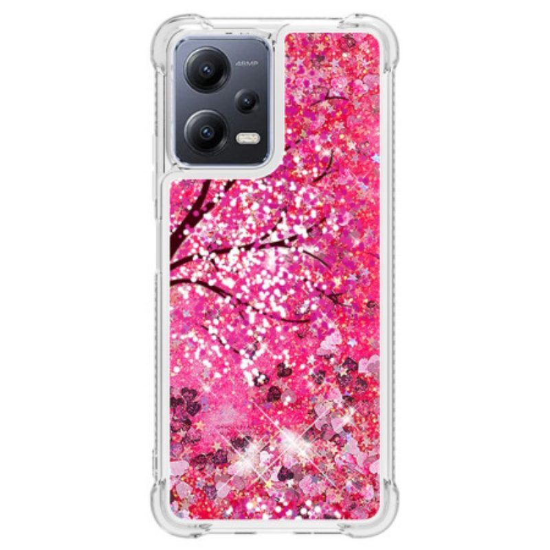 Hoesje voor Xiaomi Redmi Note 12 5G Glitter Boom