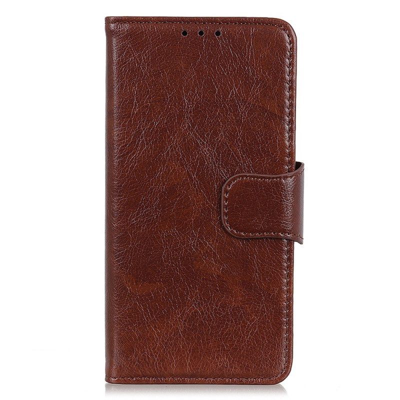 Leren Hoesje voor Xiaomi Redmi Note 12 5G Splitnappaleer