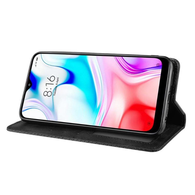 Cover voor Xiaomi Redmi Note 8 Leer In Cirénius-stijl