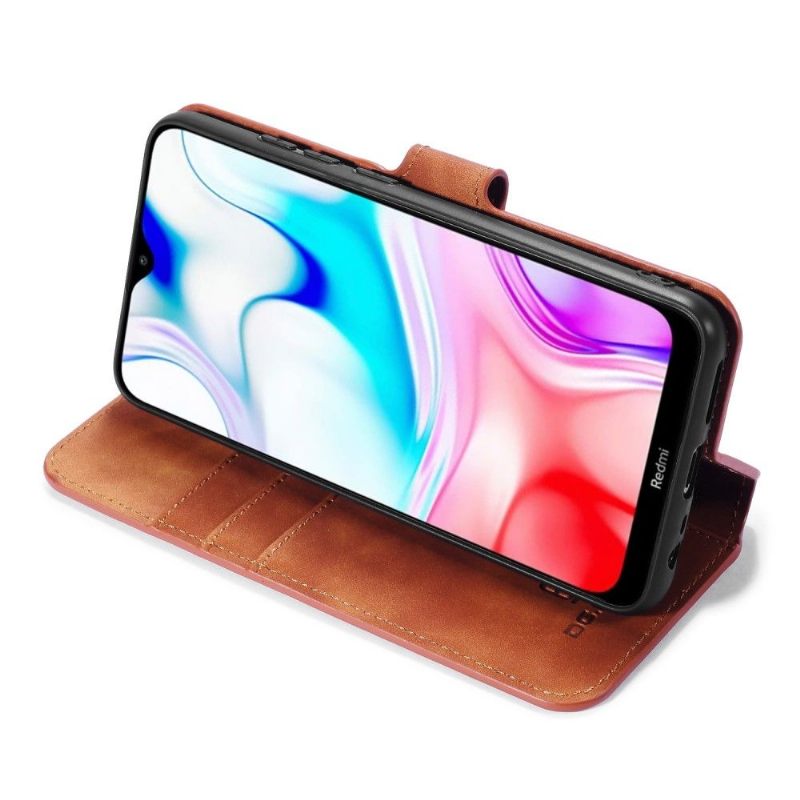 Flip Case voor Xiaomi Redmi Note 8 Dg Ming Retro Stijl Leer