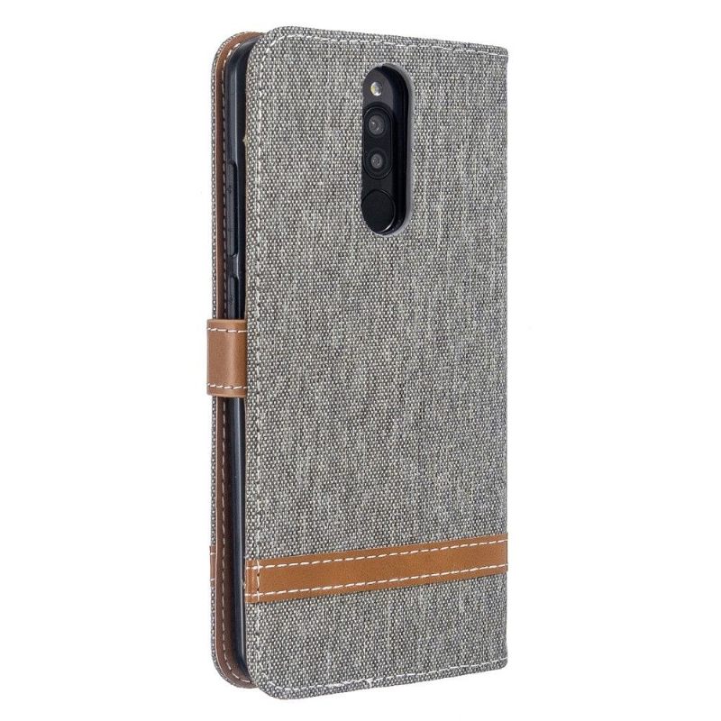 Flip Case voor Xiaomi Redmi Note 8 Stoffen Hoes Voor Kaarthouder