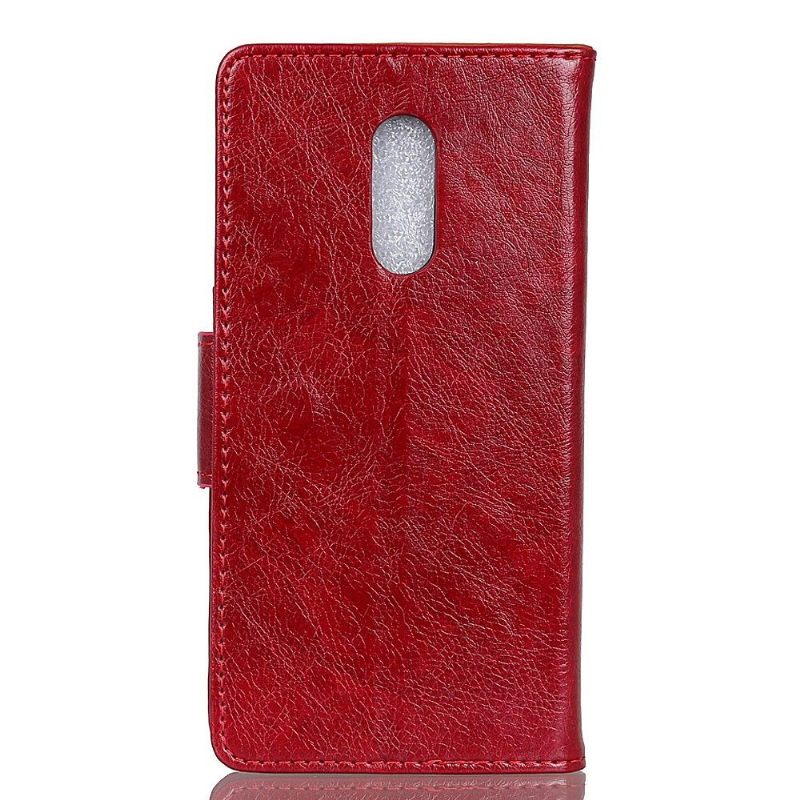 Folio-hoesje voor Xiaomi Redmi Note 8 Anti-fall Retro Leereffect