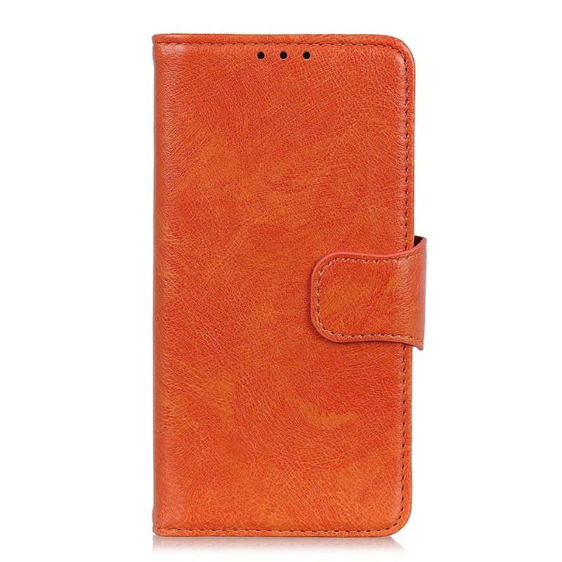 Folio-hoesje voor Xiaomi Redmi Note 8 Anti-fall Retro Leereffect