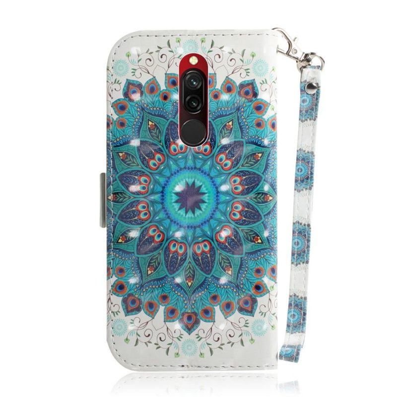 Folio-hoesje voor Xiaomi Redmi Note 8 Kleurrijke Mandala