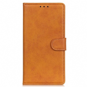 Folio-hoesje voor Moto G73 5G Mat Kunstleer