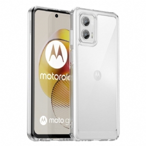 Hoesje voor Moto G73 5G Transparante Hybride