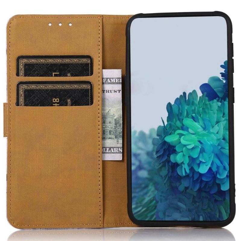 Folio-hoesje voor Samsung Galaxy M13 Eiffeltoren En Letter