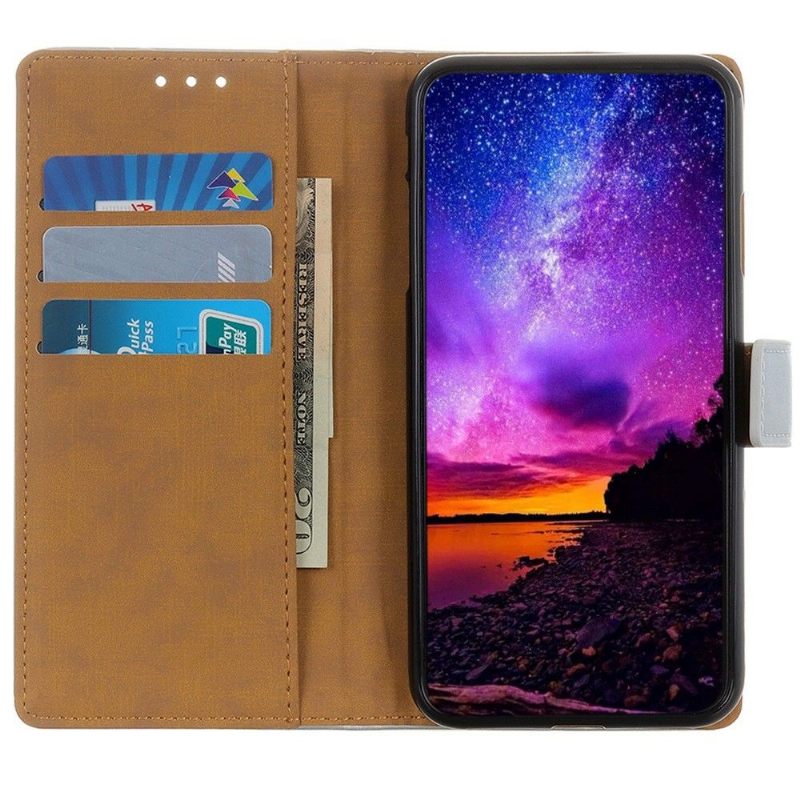 Leren Hoesje voor Samsung Galaxy M13 Bescherming Basis Kunstleer