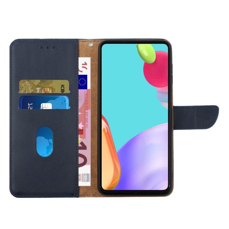 Folio-hoesje voor Nokia 3.4 / Nokia 5.4 Anti-fall Glad Leer