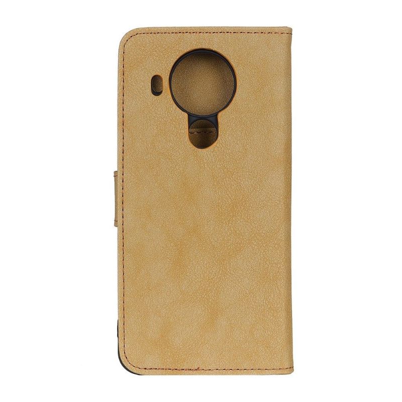 Folio-hoesje voor Nokia 3.4 / Nokia 5.4 Khazneh Retro Leereffect