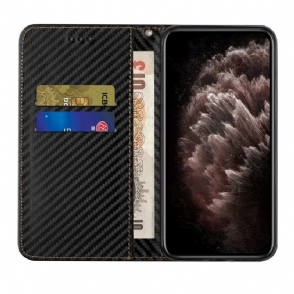 Folio-hoesje voor Nokia 3.4 / Nokia 5.4 Koolstofvezel