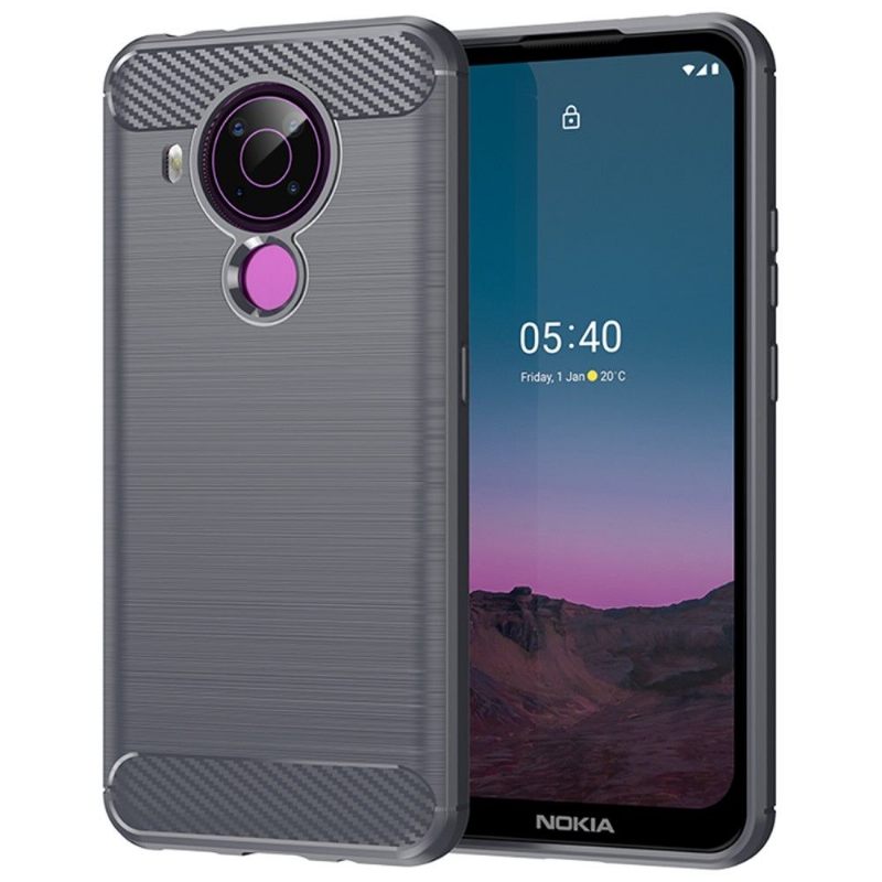 Hoesje voor Nokia 3.4 / Nokia 5.4 Geborsteld Siliconeneffect
