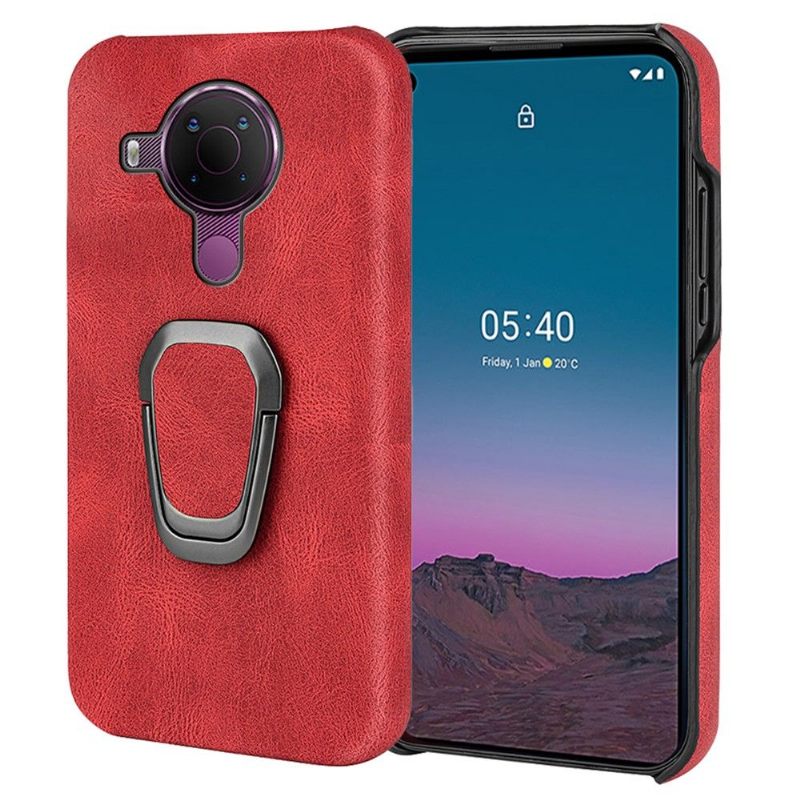 Hoesje voor Nokia 3.4 / Nokia 5.4 Imitatieleer Met Standaard