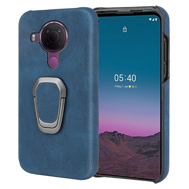 Hoesje voor Nokia 3.4 / Nokia 5.4 Imitatieleer Met Standaard