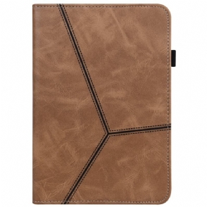 iPad Mini 6 (2021) Lines Leren Effect Cover