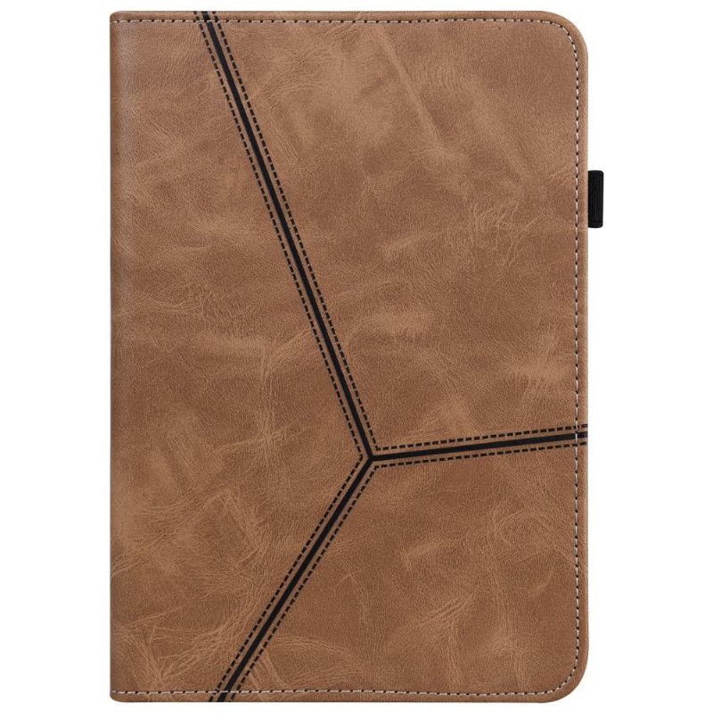 iPad Mini 6 (2021) Lines Leren Effect Cover