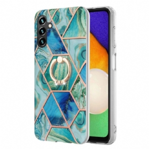 Hoesje voor Samsung Galaxy A54 5G Marmer Met Ringsteun