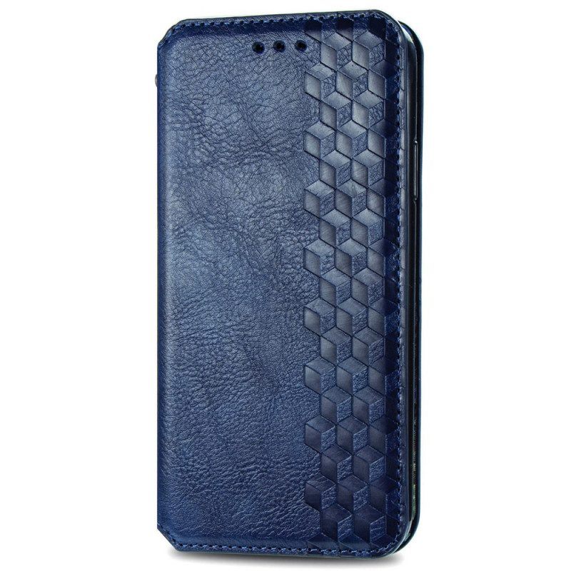 Bescherming Hoesje voor Xiaomi Redmi Note 11 / 11S Folio-hoesje Leereffect Diamanttextuur