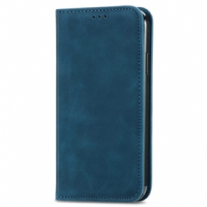 Bescherming Hoesje voor Xiaomi Redmi Note 11 / 11S Folio-hoesje Vintage Leereffect