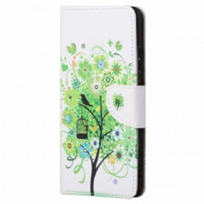 Flip Case voor Xiaomi Redmi Note 11 / 11S Groene Boom