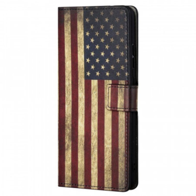 Folio-hoesje voor Xiaomi Redmi Note 11 / 11S Amerikaanse Vlag