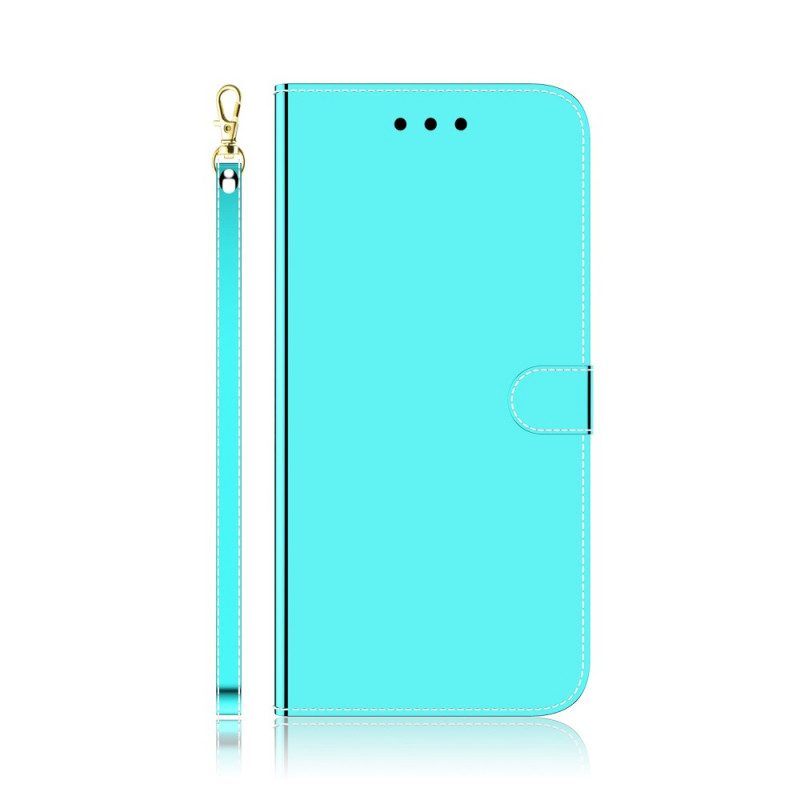 Folio-hoesje voor Xiaomi Redmi Note 11 / 11S Spiegelhoes Van Imitatieleer