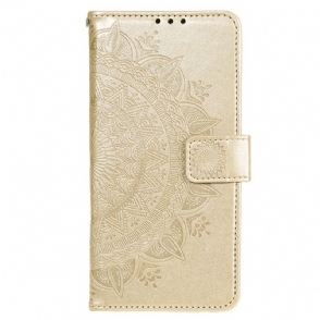 Folio-hoesje voor Xiaomi Redmi Note 11 / 11S Zon Mandala