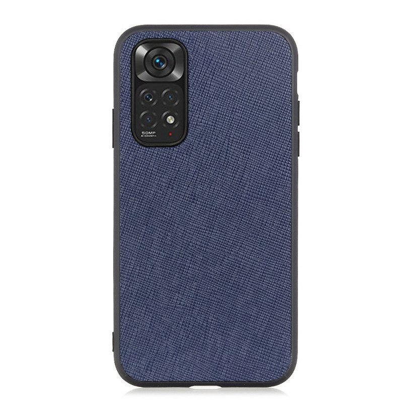 Hoesje voor Xiaomi Redmi Note 11 / 11S Echt Getextureerd Leer