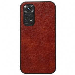 Hoesje voor Xiaomi Redmi Note 11 / 11S Getextureerd Kunstleer