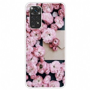 Hoesje voor Xiaomi Redmi Note 11 / 11S Intense Bloemen